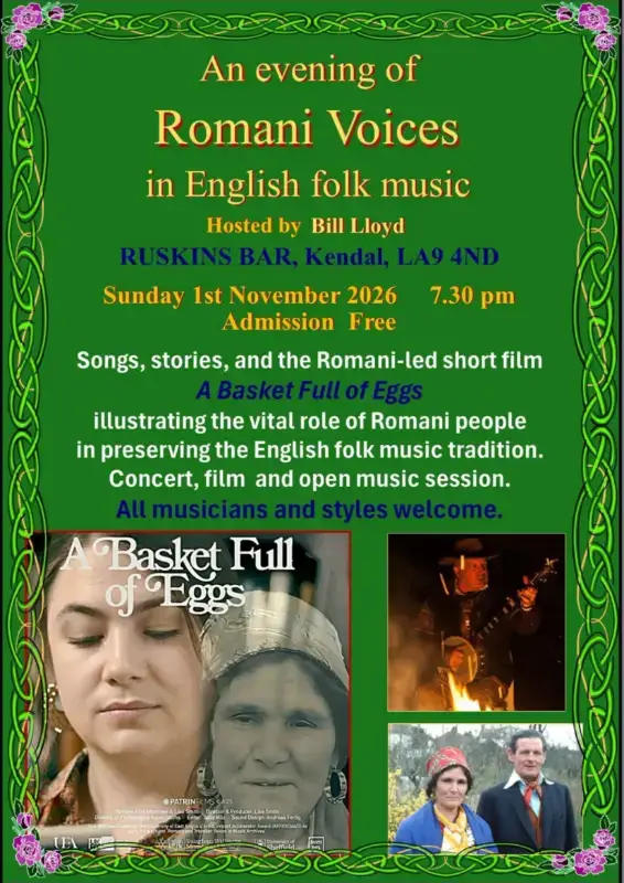 An evening of Romani Voices in English folk music
