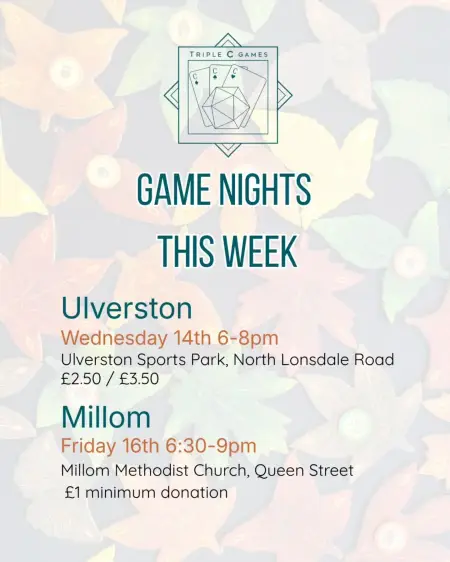Triple C Games Game Night (Millom)