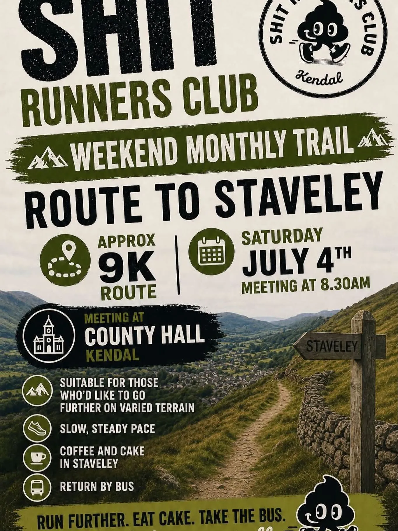 Weekend Monthly Trail Route to Staveley